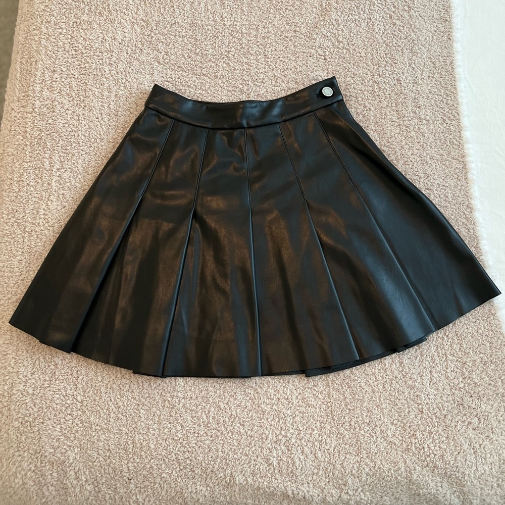 Leather skirt